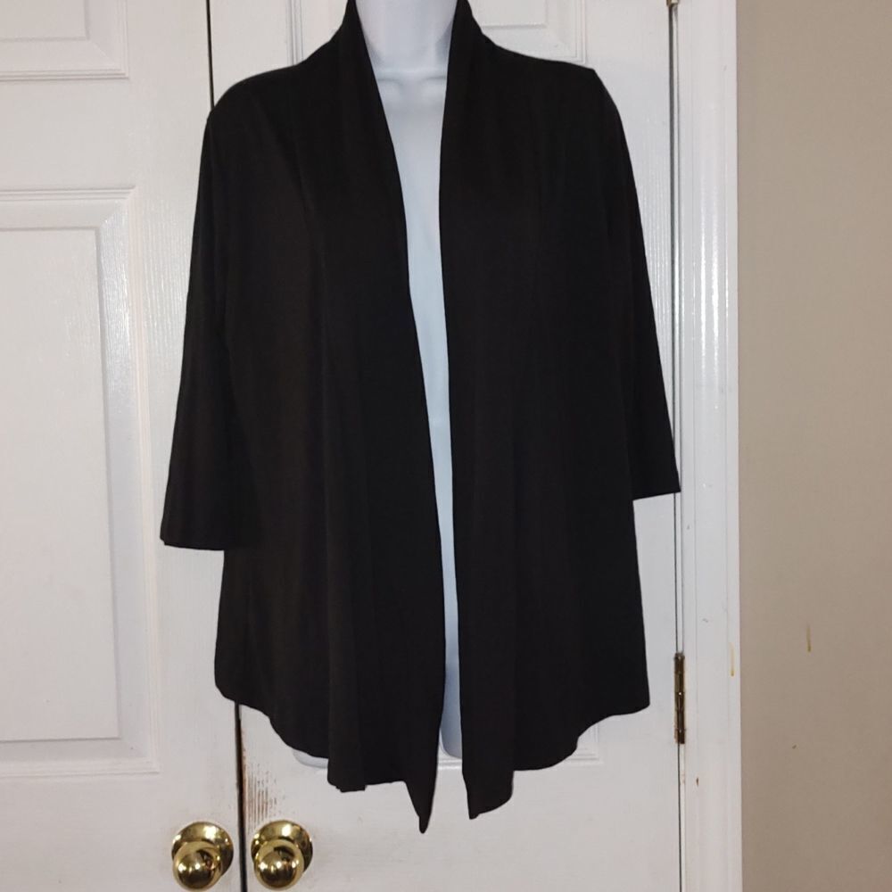 Allie & Rob 3/4 sleeve Open front Cardigan Sz M